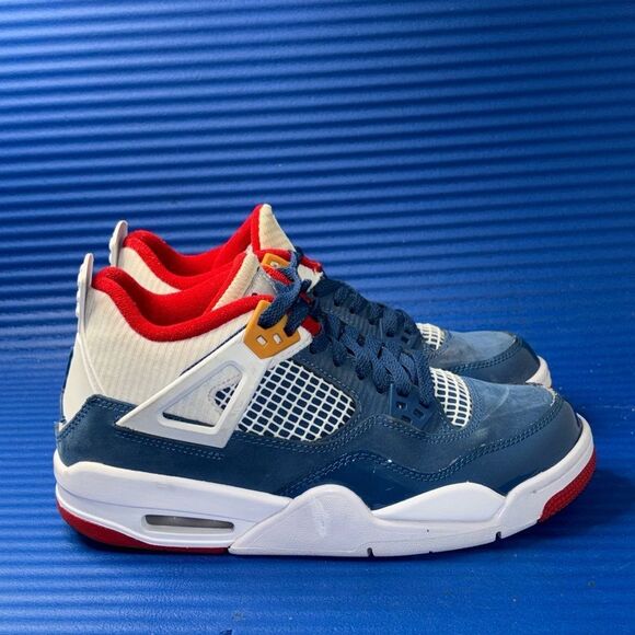 Size 6.5Y- GS Nike Air Jordan 4 Retro Messy Room DR6952-400 Shoe Sneaker Multi - Picture 1 of 8